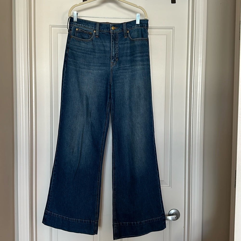 J Crew wide leg trouser size 30